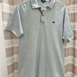 Burberry Light Gray Polo Shirt